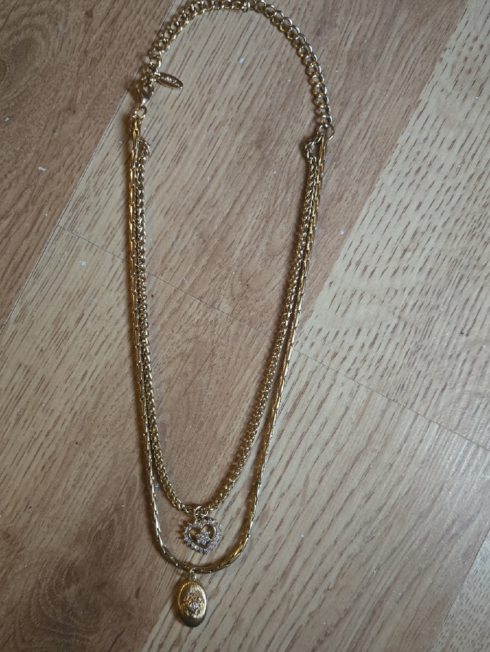Hold For Bayy🩵🧁14k Gold Plated Ettika Necklace - Picture 2 of 4